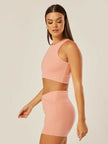 Core Cross-Waistband Daily Tank - Pink