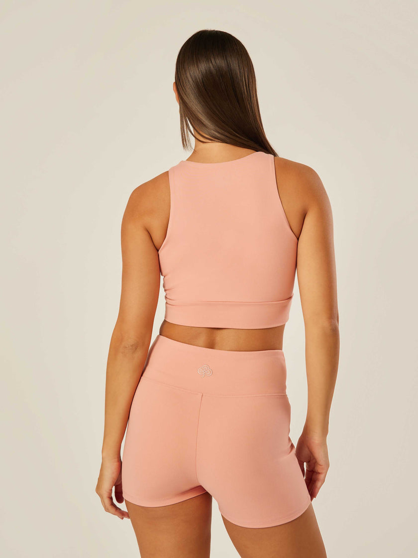 Core Cross-Waistband Daily Tank - Pink