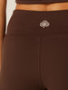 Stretch Wrap-Waist Flared Leggings