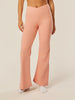 Stretch Wrap-Waist Flared Leggings