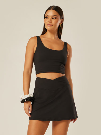 Stretch Twist-Back Tank Top