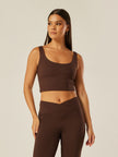Stretch Twist-Back Tank Top