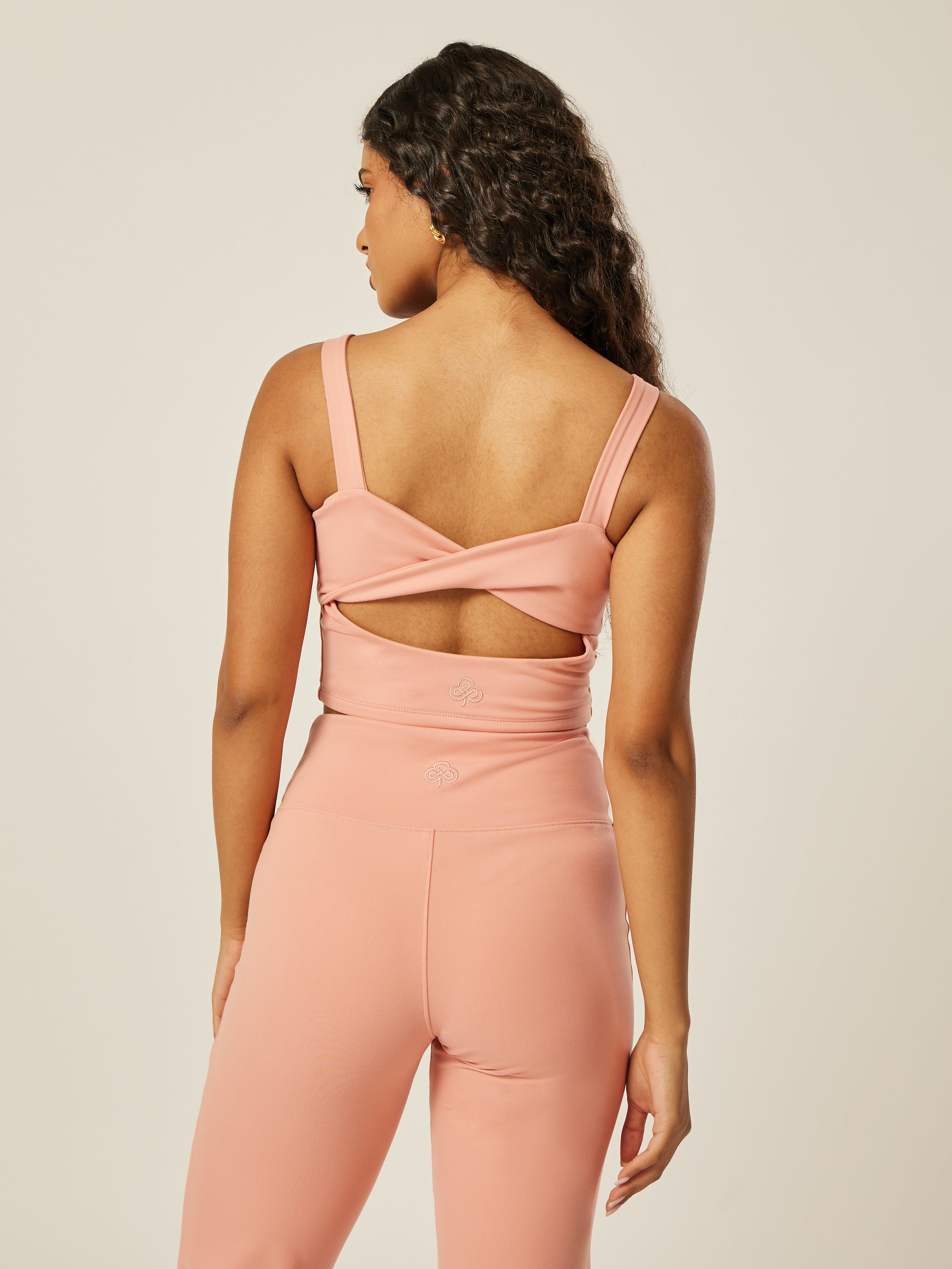 Stretch Twist-Back Tank Top