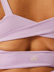 Stretch Twist-Back Tank Top - Purple Rose