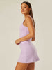 Stretch Twist-Back Tank Top - Purple Rose