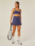 Stretch Wrap-Waist Tennis Skort - Patriot Blue