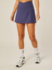 Stretch Wrap-Waist Tennis Skort