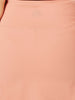 Stretch Wrap-Waist Tennis Skort - Pink
