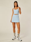 Stretch Wrap-Waist Tennis Skort