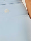 Stretch Wrap-Waist Tennis Skort - Bluebell