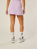 Stretch Wrap-Waist Tennis Skort - Purple Rose