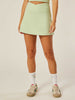 Stretch Wrap-Waist Tennis Skort - Matcha