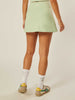 Stretch Wrap-Waist Tennis Skort - Matcha