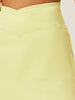Stretch Wrap-Waist Tennis Skort - Sunny Lime