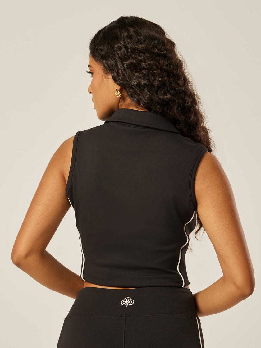 Core Polo Tank - Black