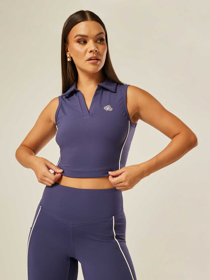 Core Polo Tank - Patriot Blue
