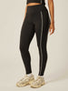 Core Flexibility Piped Leggings - Black