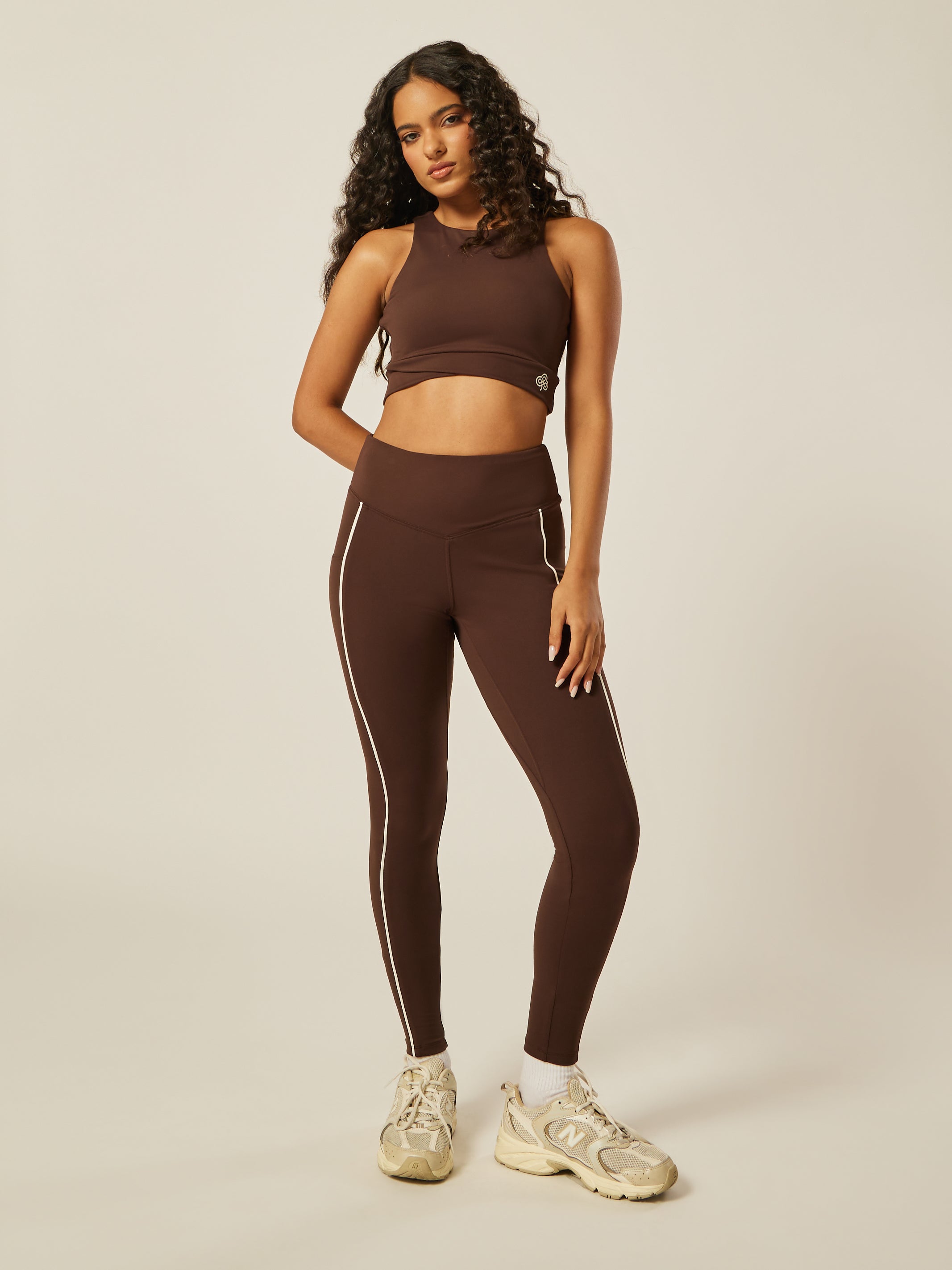 Core Flexibility Piped Leggings
