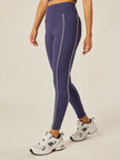 Core Flexibility Piped Leggings - Patriot Blue