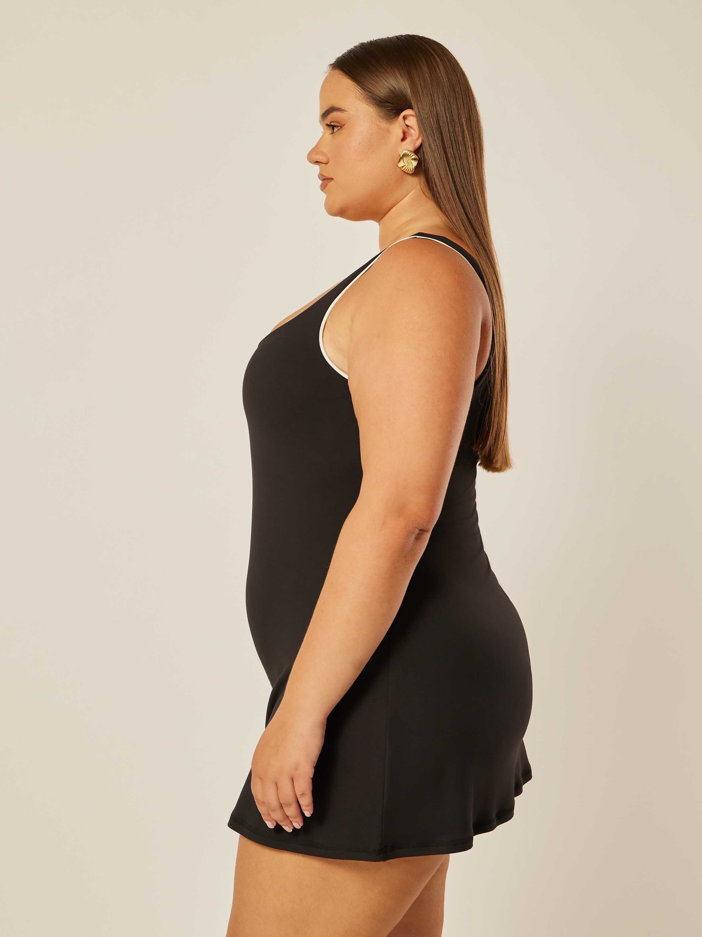 Core Tennis Dress - Black