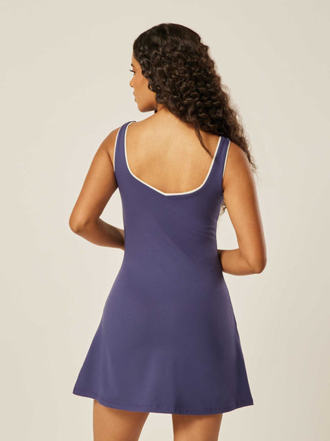 Core Tennis Dress - Patriot Blue