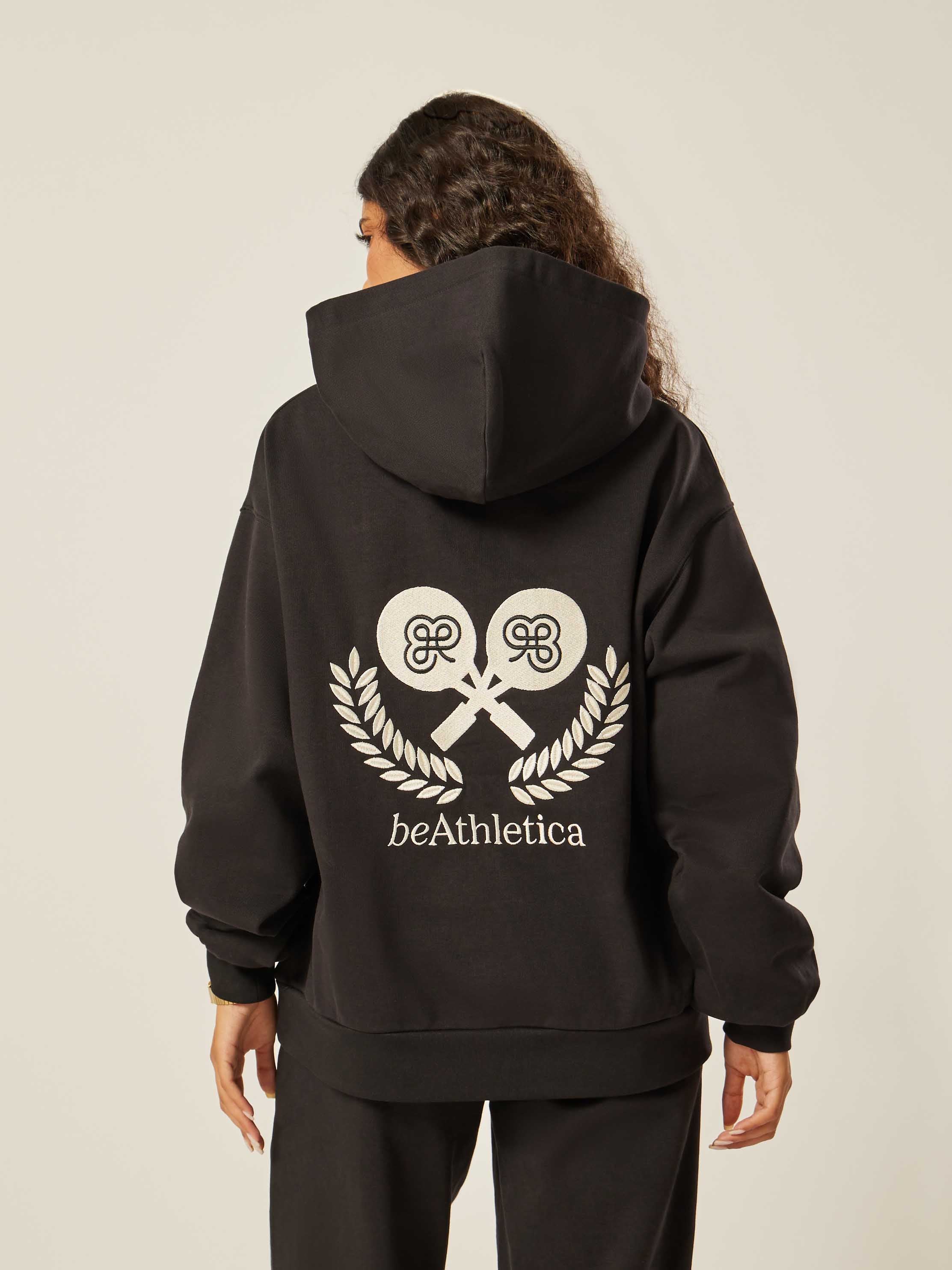Born to Serve Aces Oversized Hoodie - Black