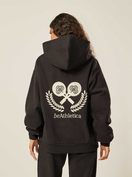 Born to Serve Aces Oversized Hoodie - Black