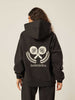 Born to Serve Aces Oversized Hoodie - Black