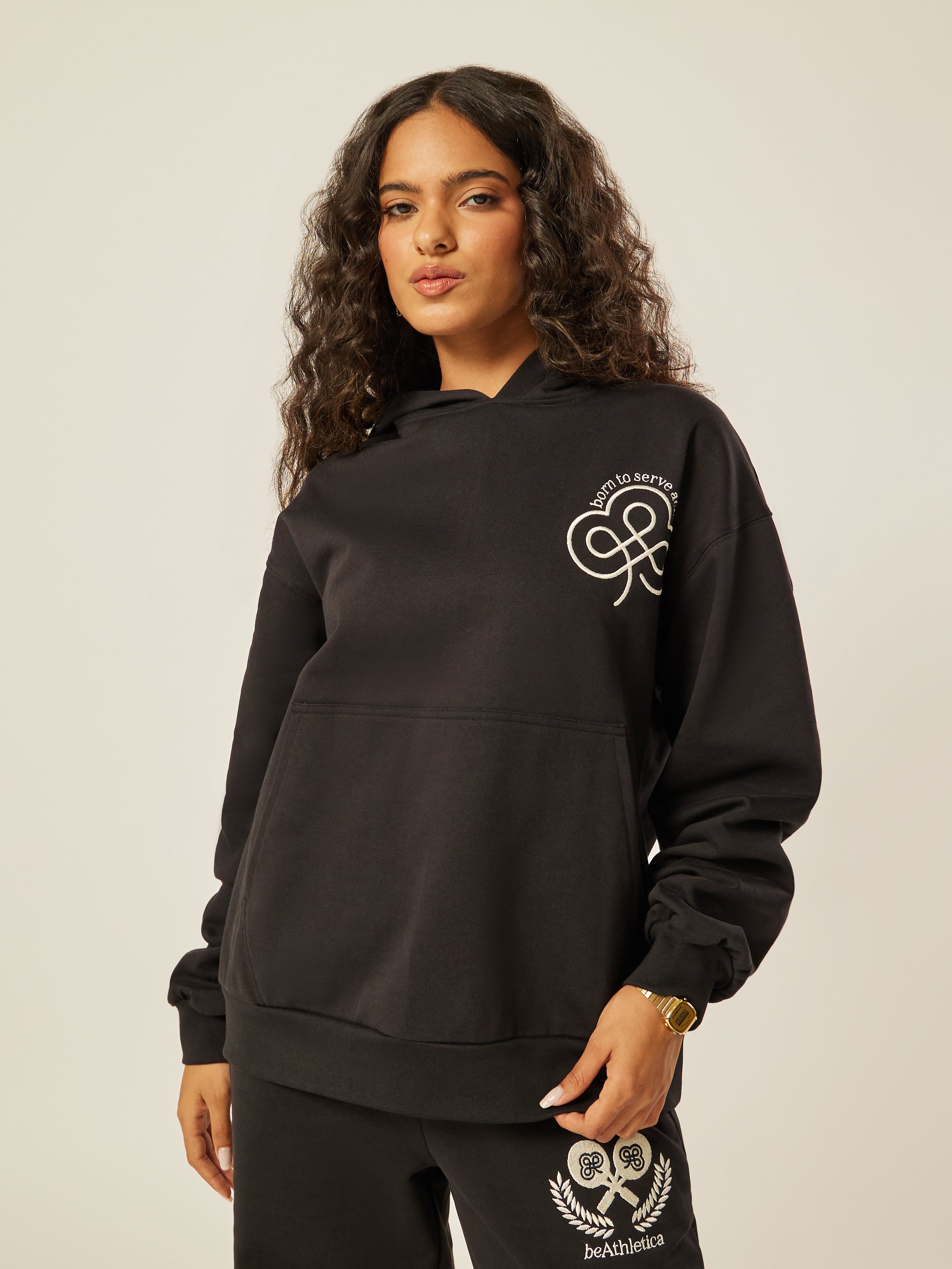 Born to Serve Aces Oversized Hoodie