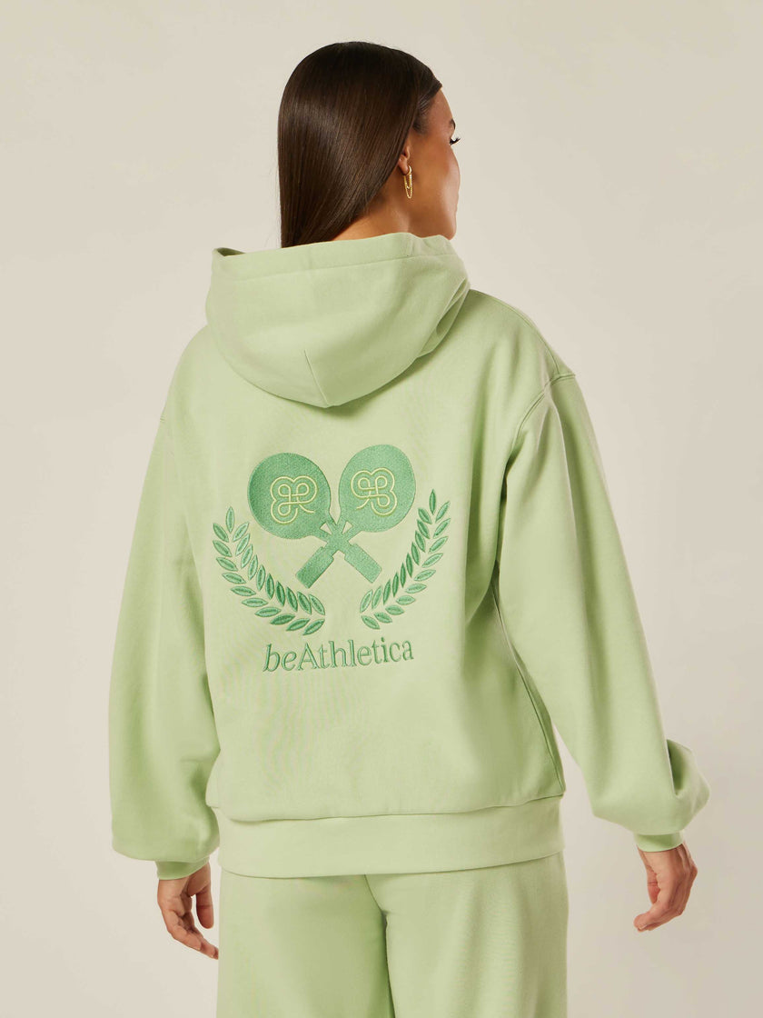 Born to Serve Aces Oversized Hoodie - Matcha