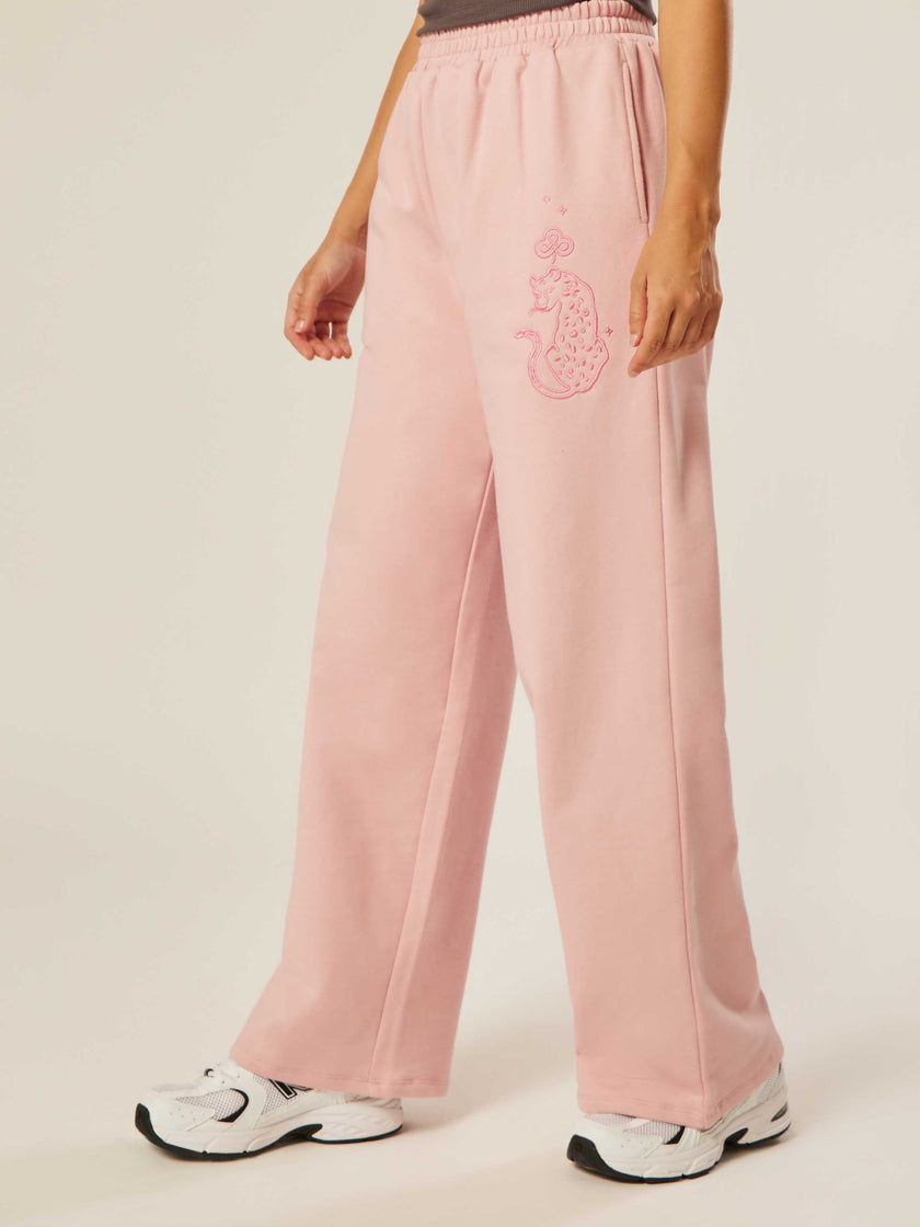 Be the Ace Wide-Leg Pants - Blush