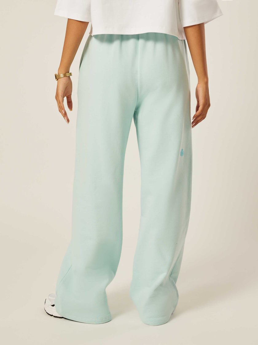 Be the Ace Wide-Leg Pants - Aquamarine