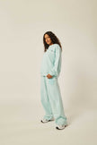 Be the Ace Wide-Leg Pants - Aquamarine