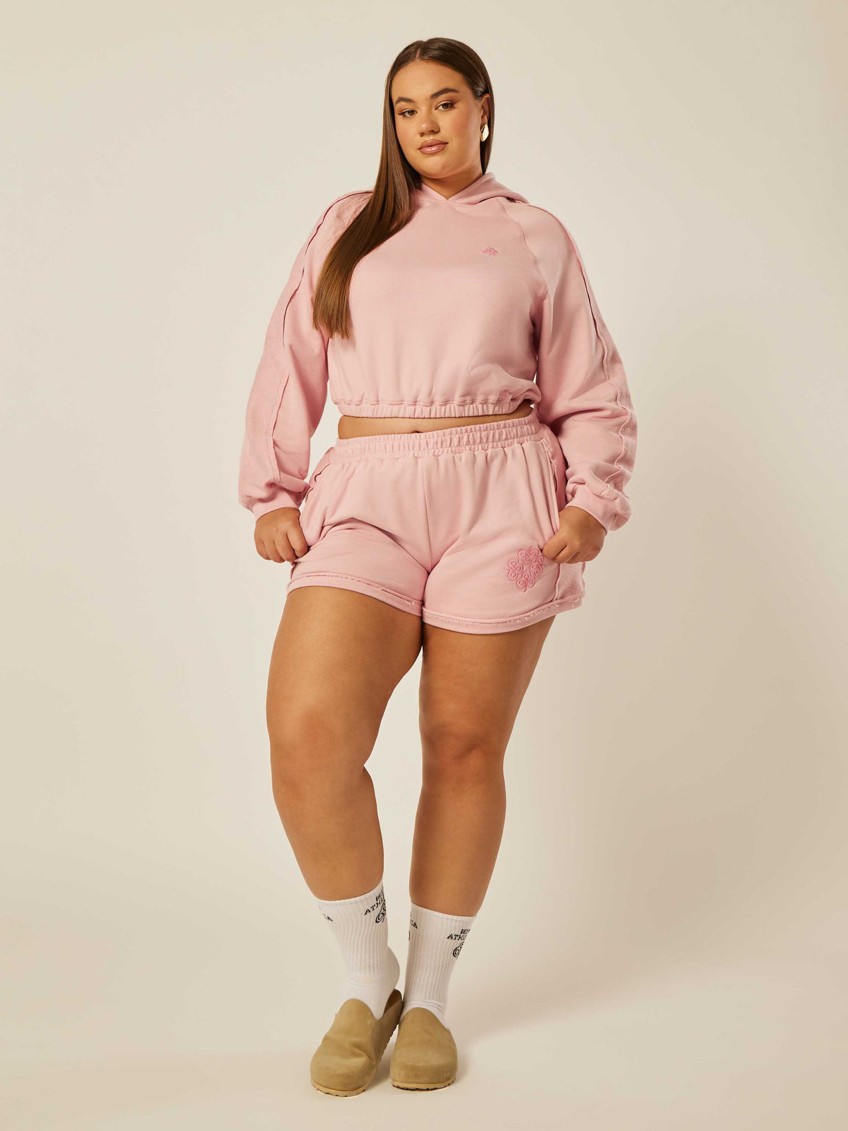 Be the Moment Shorts - Blush | Beathletica Activewear
