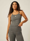 Elevate Essential Everyday Tank - Grey Melange