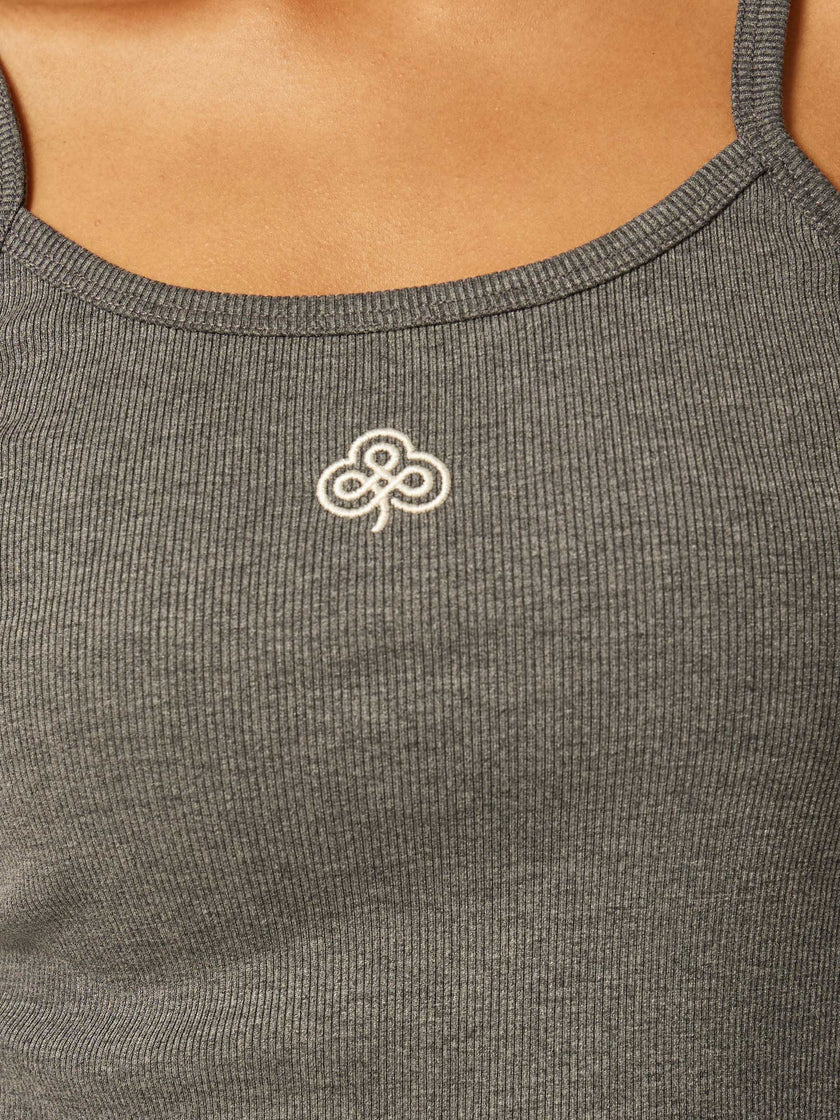 Elevate Essential Everyday Tank - Grey Melange