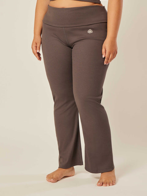 Elevate Essential Everyday Foldover Flare - Dark Grey