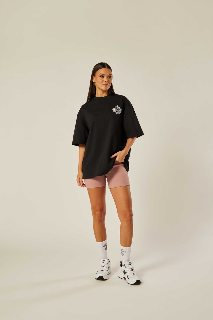 Be the Serve Oversized Tee - Black