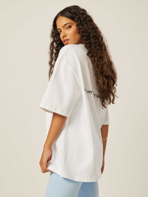Be the Serve Oversized Tee - Off-White