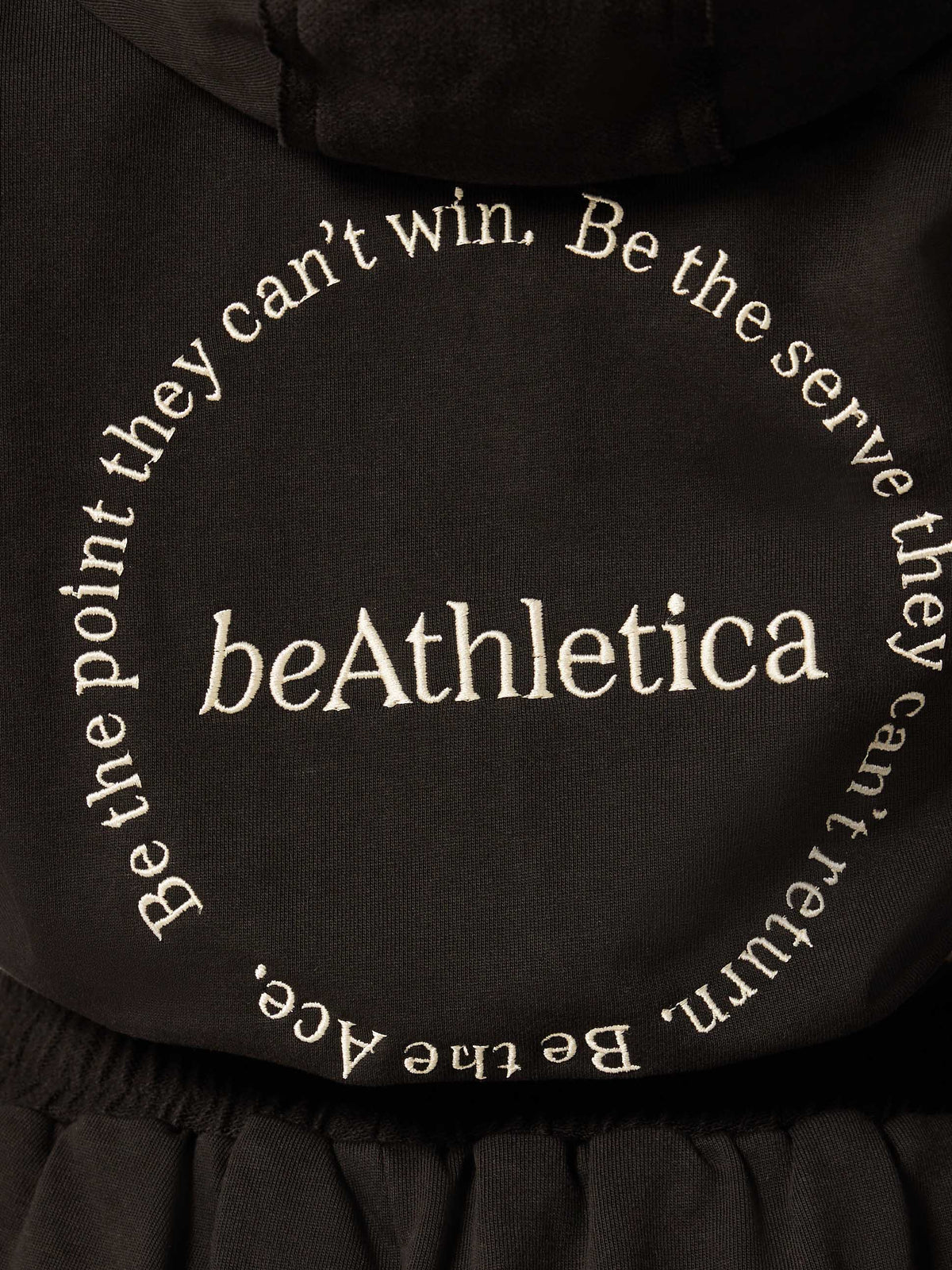 Be the Moment Cropped Hoodie - Black | Beathletica Activewear