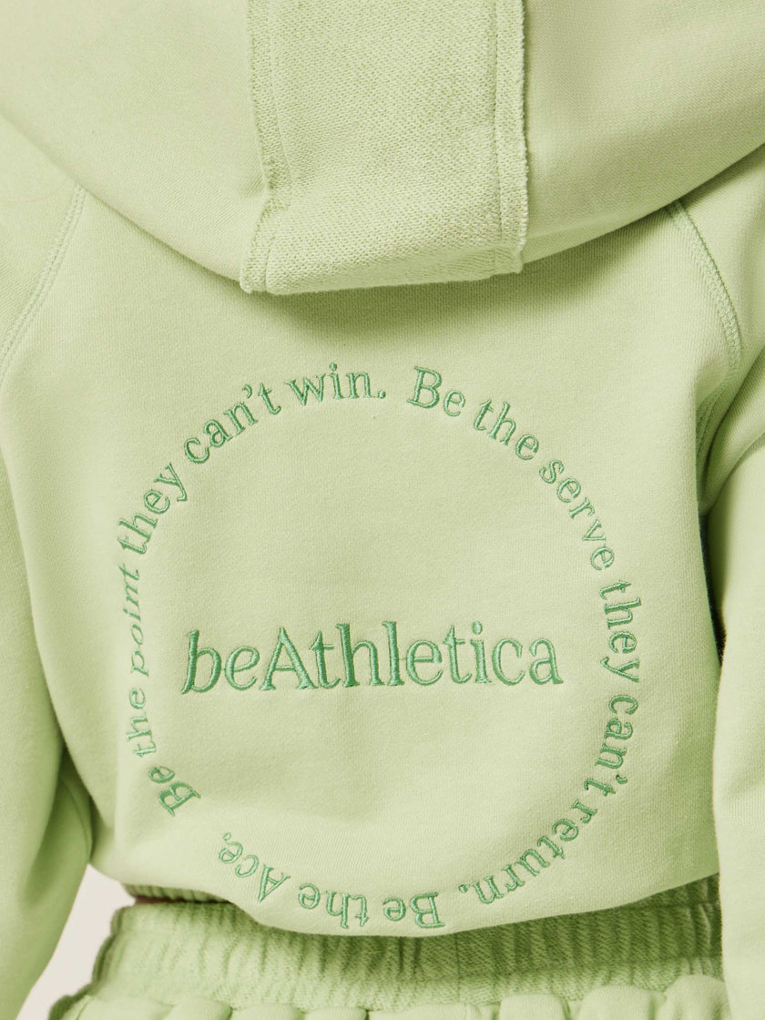 Be the Moment Cropped Hoodie - Matcha