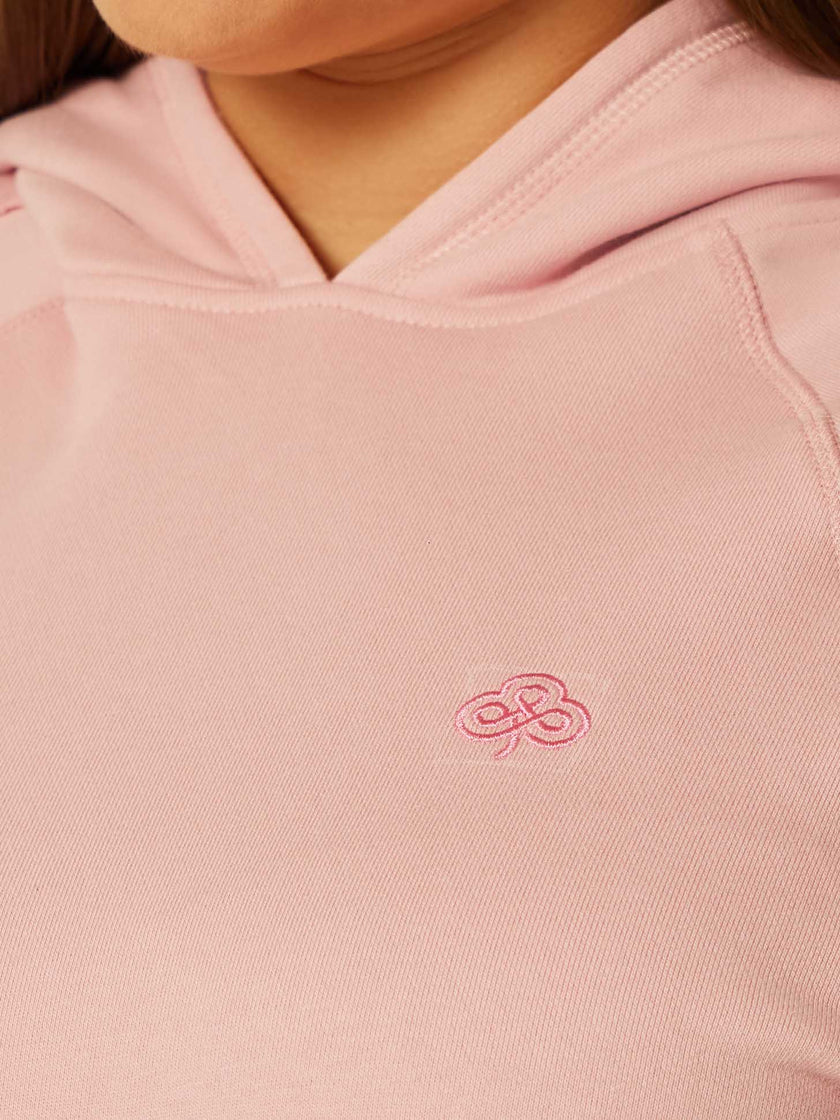 Be the Moment Cropped Hoodie - Blush