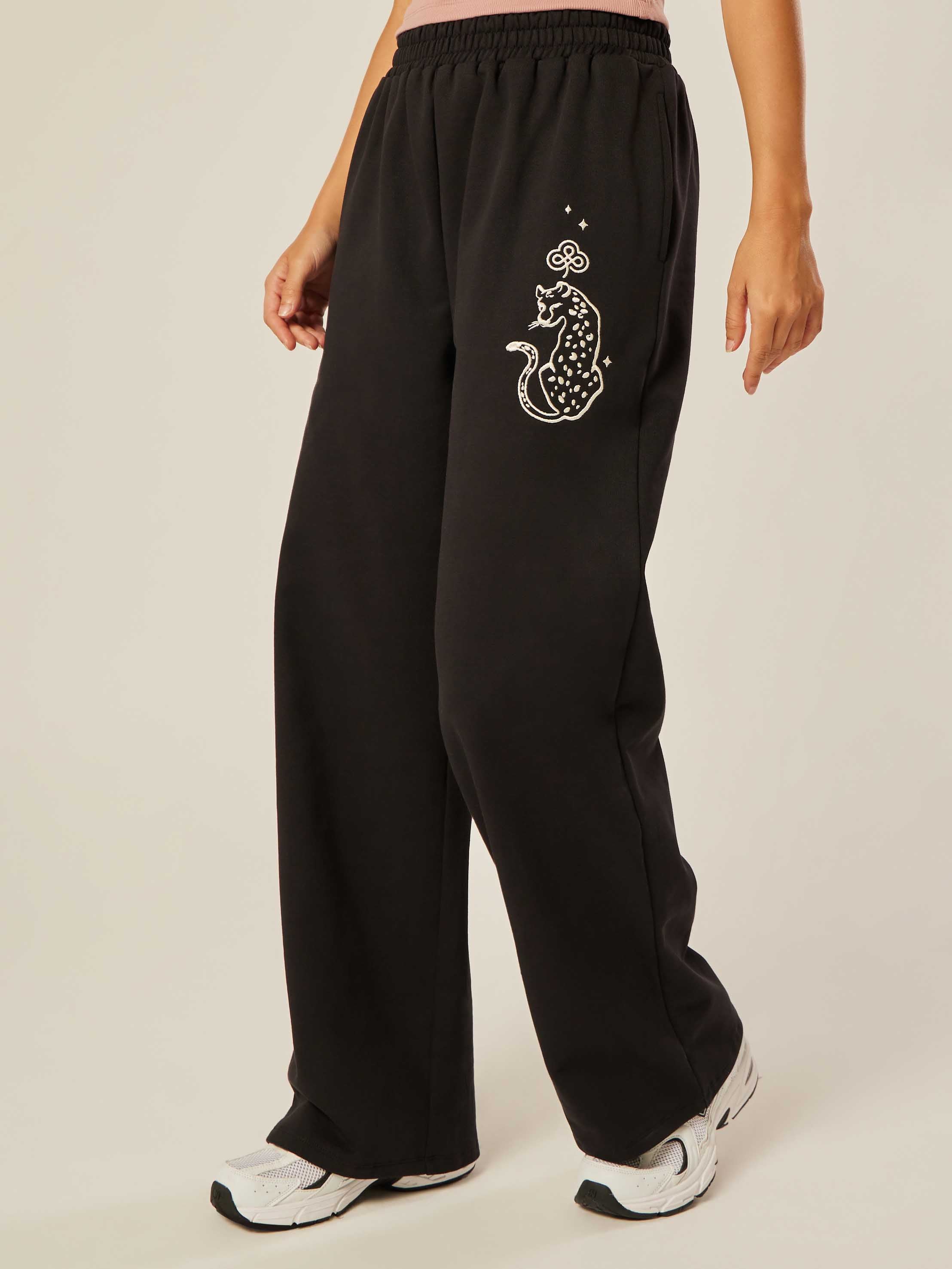 Be the Ace Wide-Leg Pants - Black