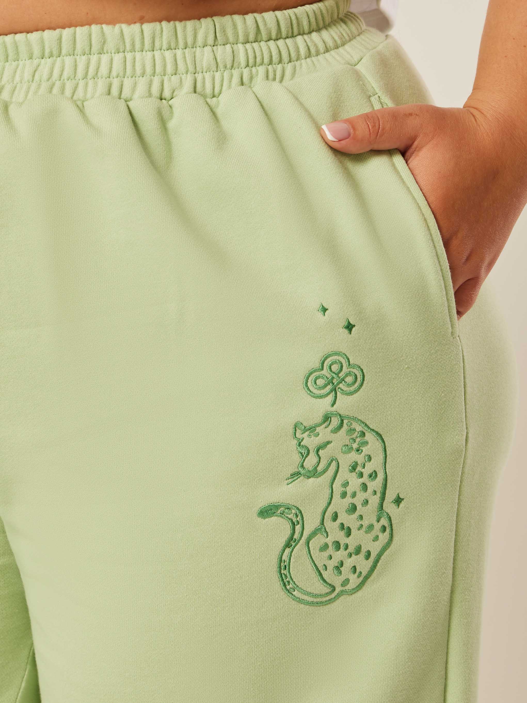 Be the Ace Wide-Leg Pants - Matcha