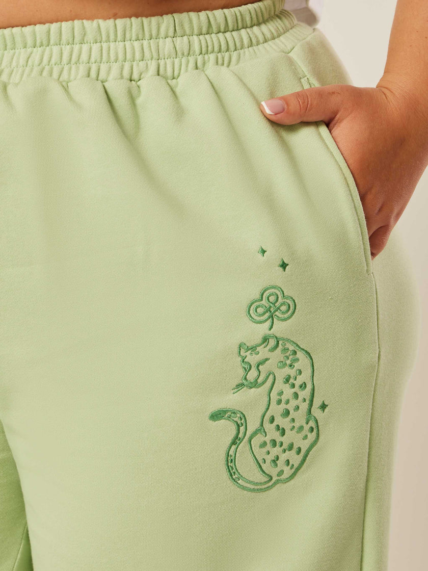 Be the Ace Wide-Leg Pants - Matcha