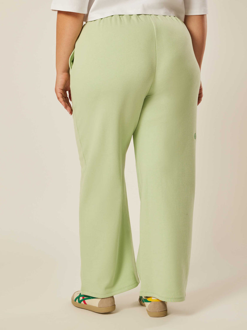 Be the Ace Wide-Leg Pants - Matcha