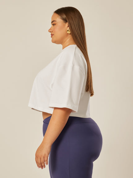 Be Iconic Boxy Cropped Tee
