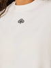 Be Iconic Boxy Cropped Tee - Off-White