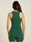 Be 180 Racer Tank - Forest | Beathletica Activewear