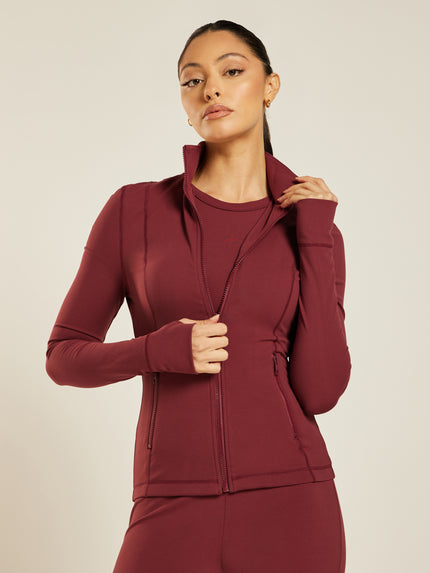 Be 180 Zip-Up Jacket - Bordeaux